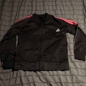Reebok Black Jacket with Pink Accents